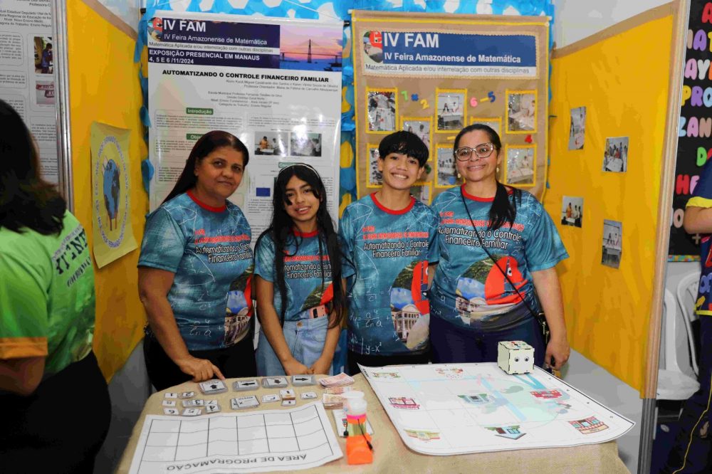 Alunos do Amazonas levam experi&ecirc;ncias inovadoras ao 15&ordm; Encontro Nacional de Matem&aacute;tica