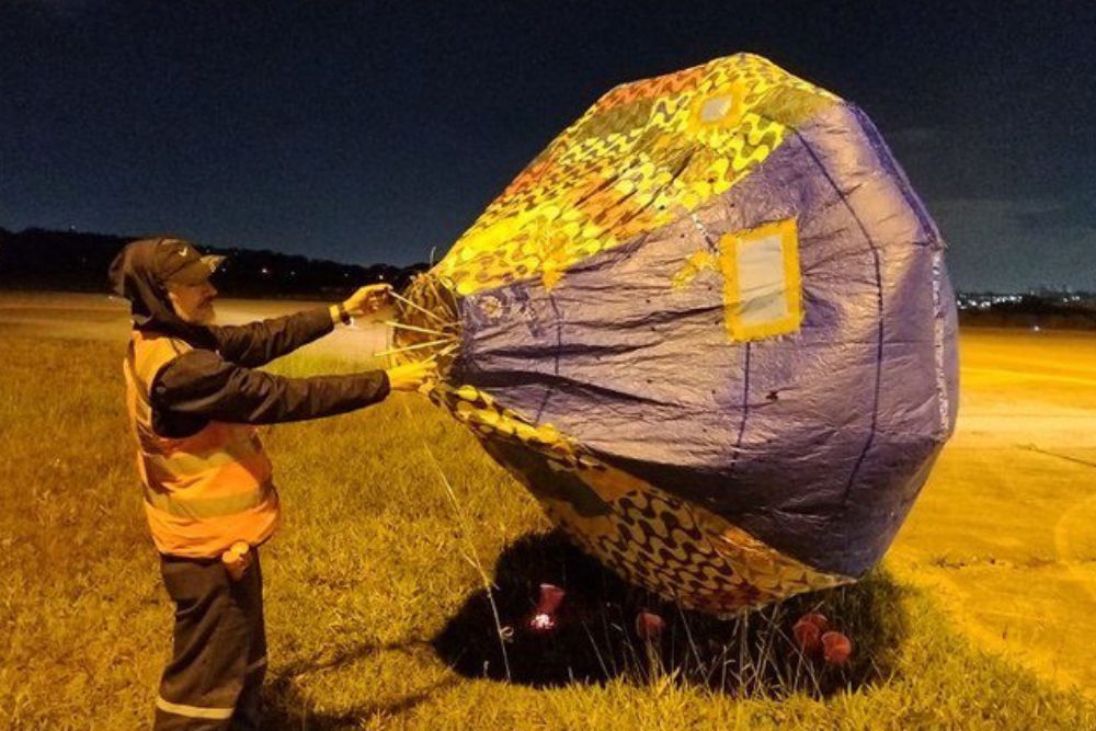 Campanha nacional alerta para os riscos dos balões não tripulados perto de aeroportos Campanha nacional alerta para os riscos dos balões não tripulados perto de aeroportos