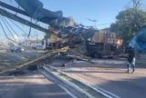 Demolição de passarela altera trânsito na avenida Torquato Tapajós