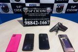 Dupla é detida por roubo de celulares durante patrulhamento da PM na zona leste