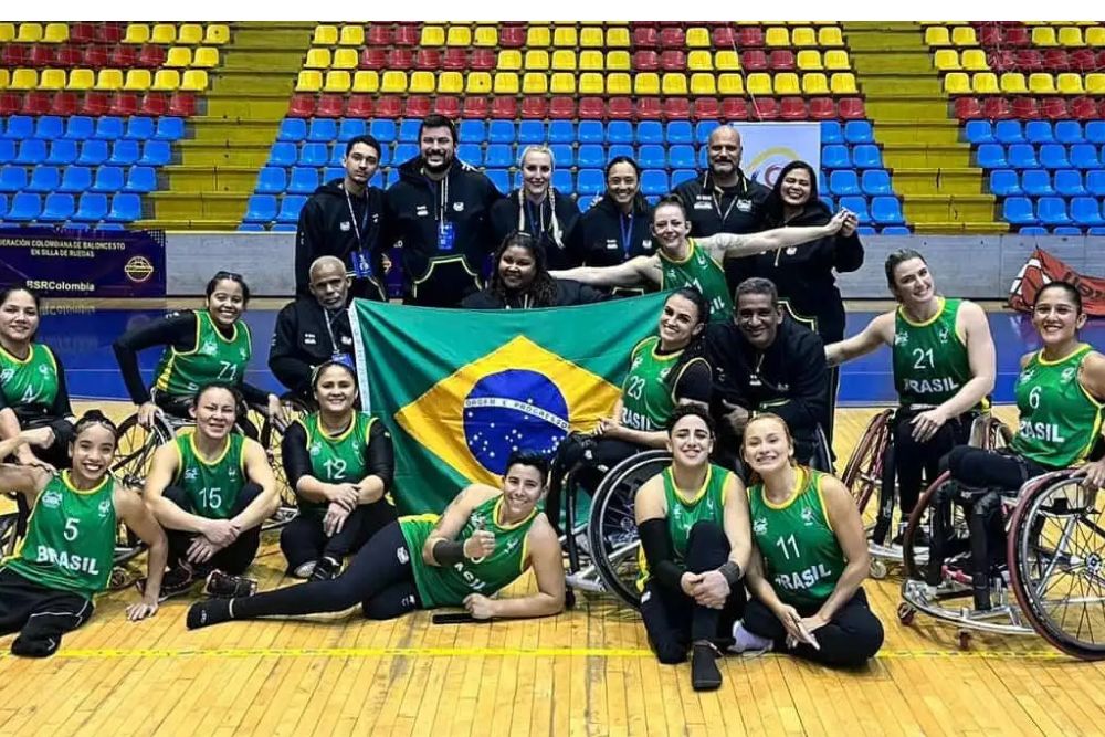 Sele&ccedil;&atilde;o feminina de basquete em cadeira de rodas perde final e fica com o vice-campeonato