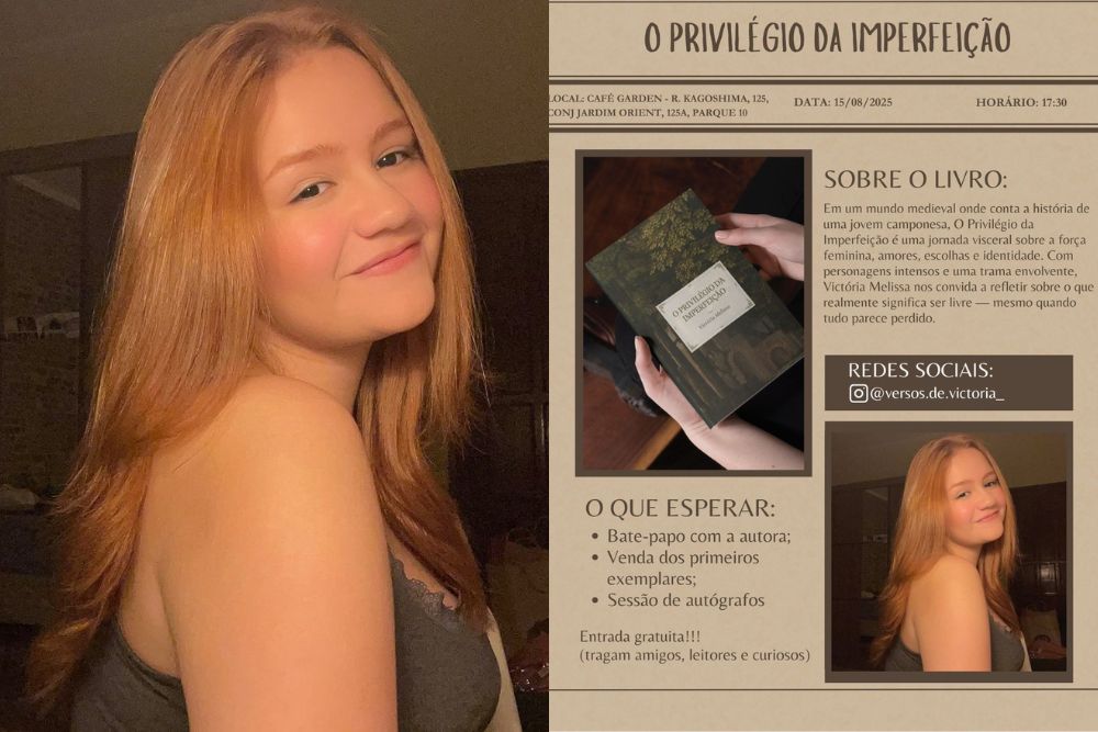 Jovem escritora manauara lança primeiro livro e estreia literária é celebrada em Manaus Jovem escritora manauara lança primeiro livro e estreia literária é celebrada em Manaus