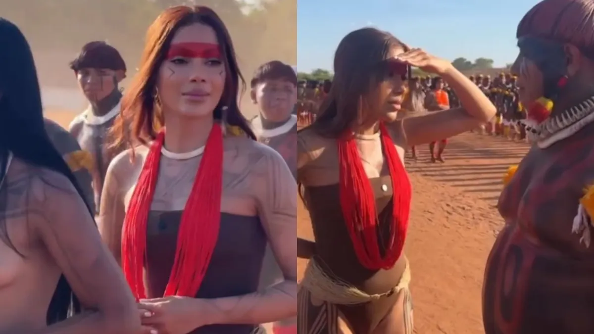 Anitta participa de cerimônia no Xingu e declara apoio a povos indígenas Anitta participa de cerimônia no Xingu e declara apoio a povos indígenas