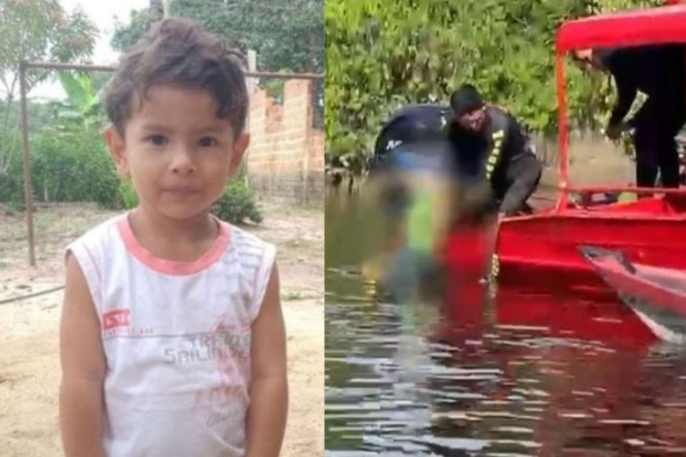 Canoa afunda e criança de 3 anos morre afogada no Iranduba