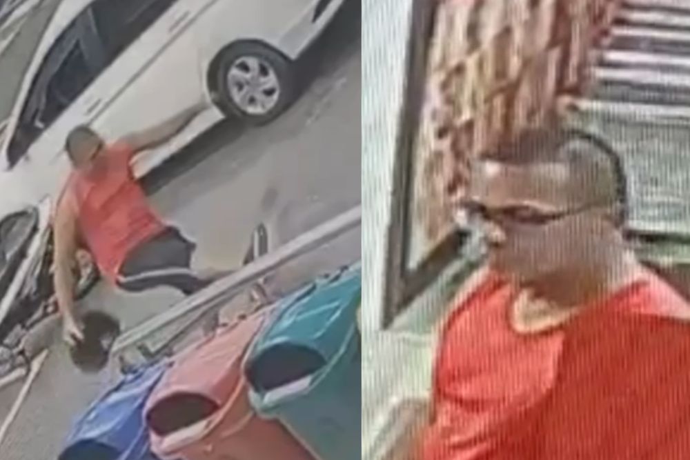 Vídeo mostra homem chutando cachorro em estacionamento de supermercado em Manaus