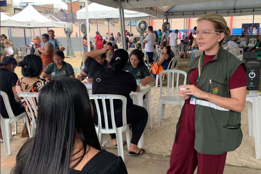 FVS-RCP realiza testagem rápida e orientação sobre saúde sexual no Compensa