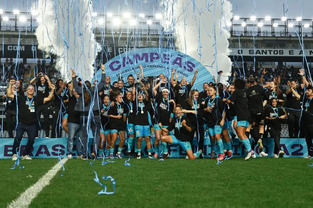 Santos empata com Botafogo e conquista o t&iacute;tulo do Brasileir&atilde;o Feminino A2