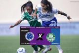 Cruzeiro e Palmeiras decidem vaga na final do Brasileirão Feminino no Independência