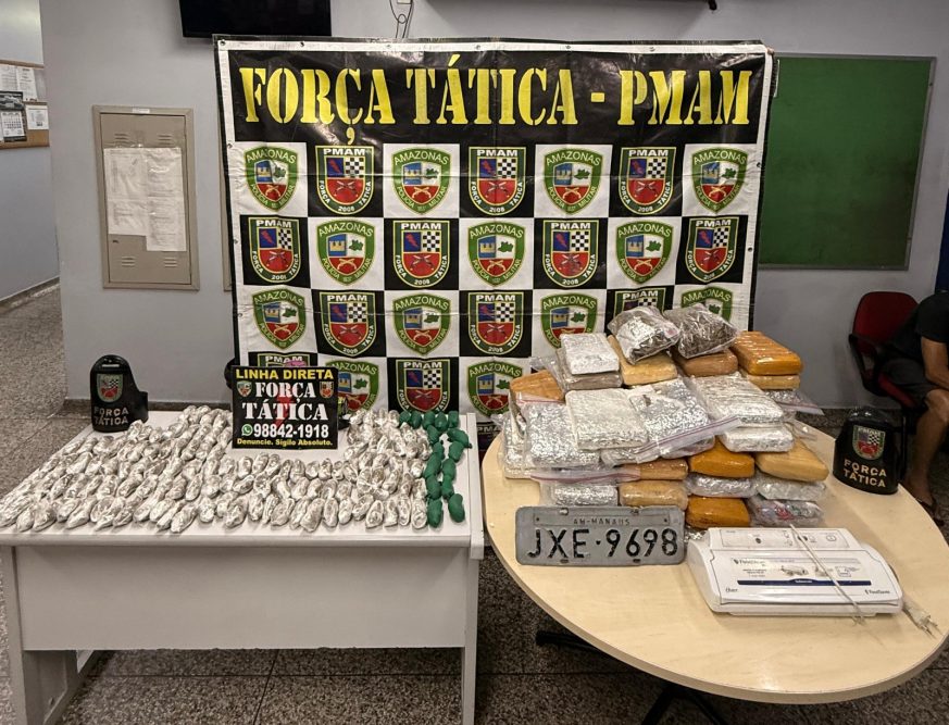 Polícia apreende mais de 80 quilos de entorpecentes no bairro Tarumã