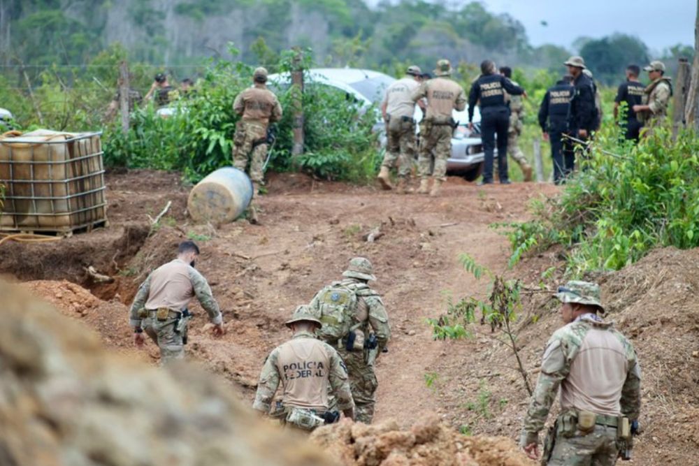PF e Ibama fecham garimpos ilegais de ouro em operação no nordeste do Pará