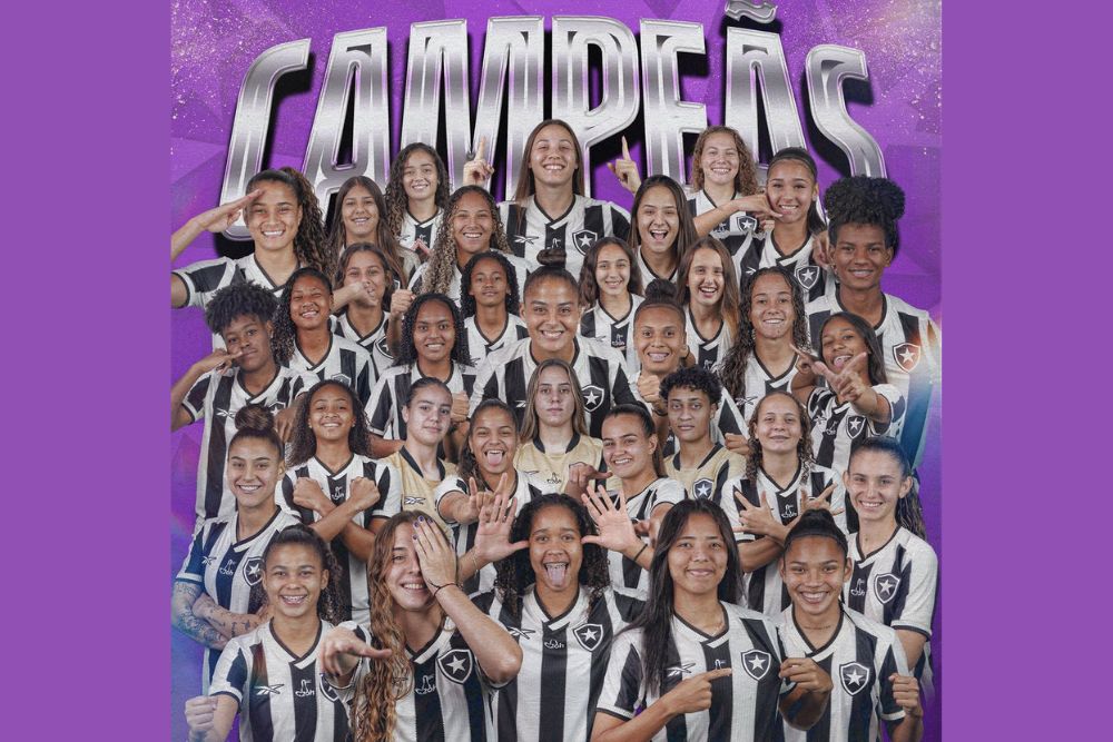 Botafogo supera Flamengo e conquista Brasileirão sub-20 de futebol feminino