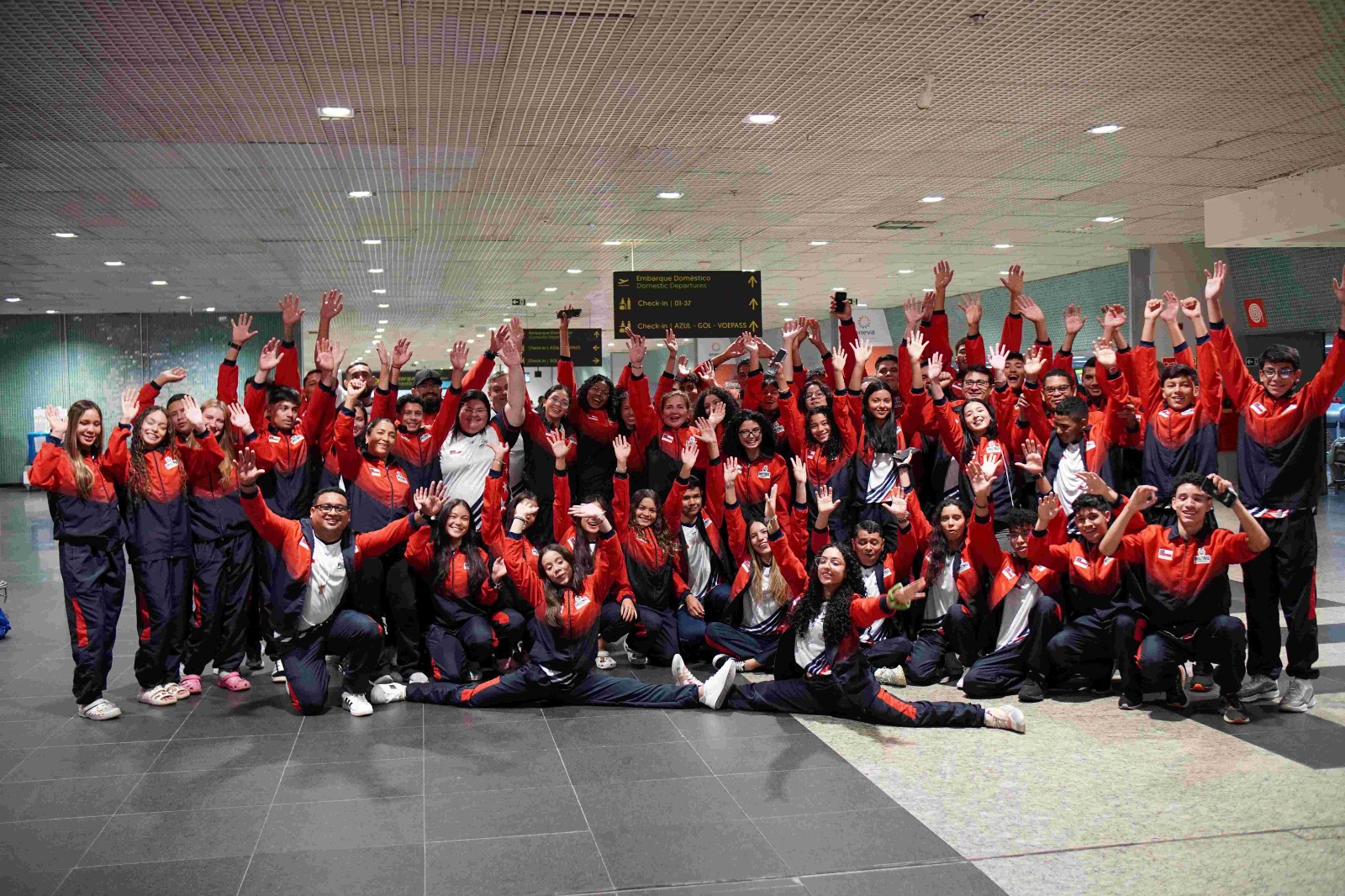 Delega&ccedil;&atilde;o amazonense chega a Bras&iacute;lia para os Jogos da Juventude 2025