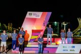 Acendimento da pira marca a abertura dos Jogos da Juventude em Brasília