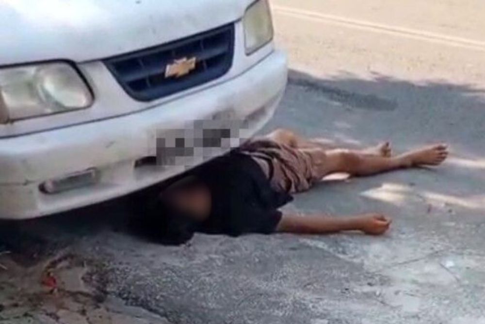 Suspeito é agredido por populares após roubo na Praça 14