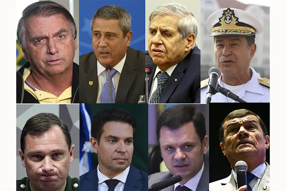 STF pode determinar pris&atilde;o de Bolsonaro e ex-ministros ainda este ano