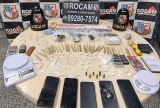 Trio é preso com mais de 100 porções de drogas na zona oeste de Manaus