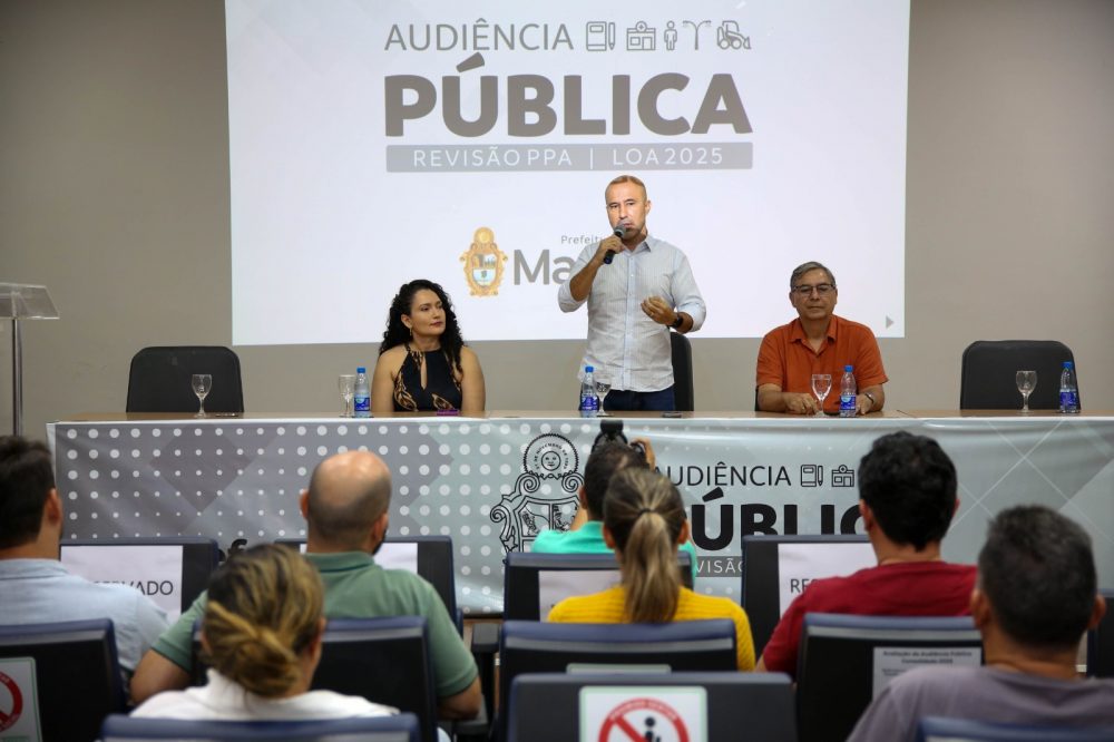 Manaus convoca população para audiência pública sobre planejamento e orçamento de 2026 Manaus convoca população para audiência pública sobre planejamento e orçamento de 2026