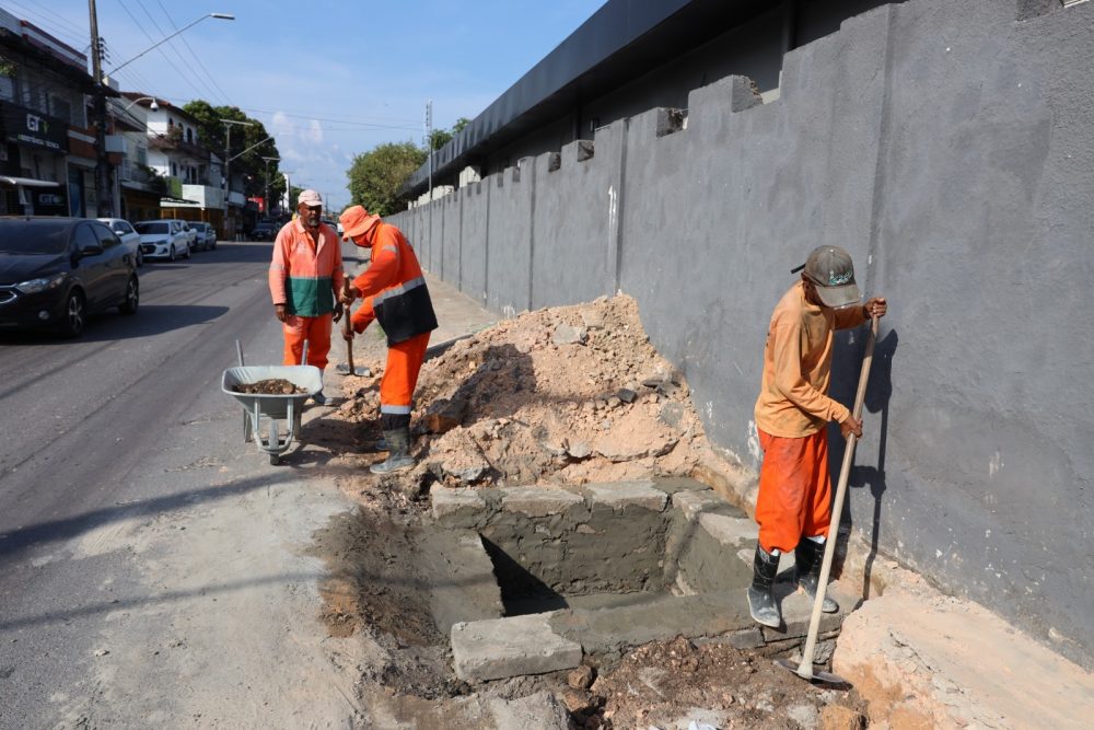Bairro Petrópolis recebe reforço de infraestrutura com nova rede de drenagem