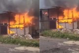 Casa pega fogo e idosa cadeirante perde tudo na Praça 14