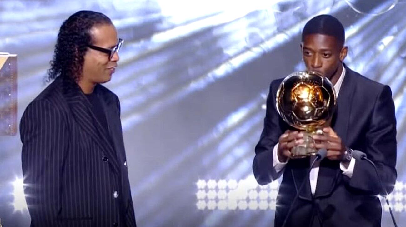 Dembélé e Bonmatí conquistam Bolas de Ouro de melhores do mundo Dembélé e Bonmatí conquistam Bolas de Ouro de melhores do mundo