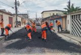 Obra de recuperação asfáltica leva mais segurança e mobilidade ao conjunto Shangrilá
