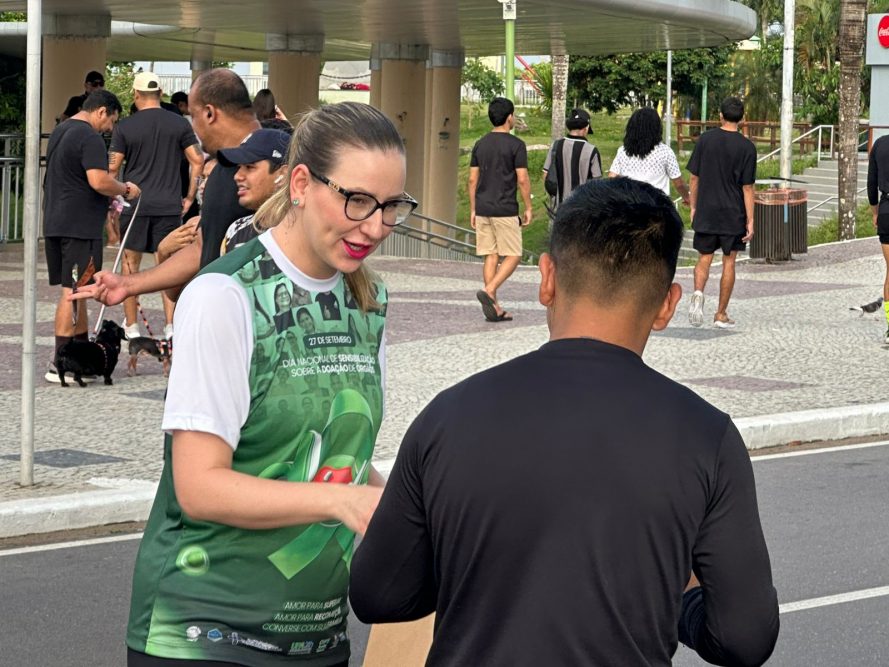 Saúde promove ação educativa sobre doação de órgãos na faixa liberada da Ponta Negra