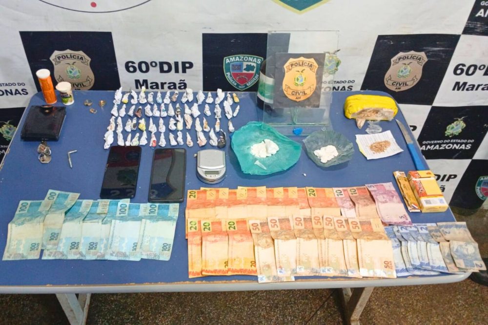 Atuação entre MPAM e forças de segurança desarticula mais de 20 pontos de venda de drogas em Maraã