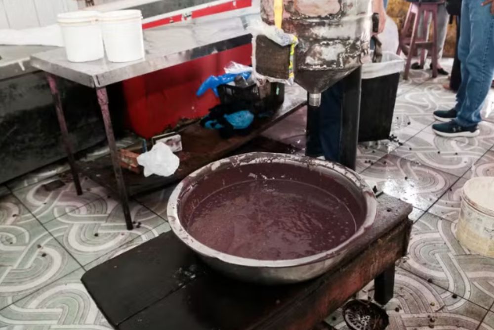 Peles e ossadas de animais são apreendidas em fábrica de açaí no Centro de Manaus