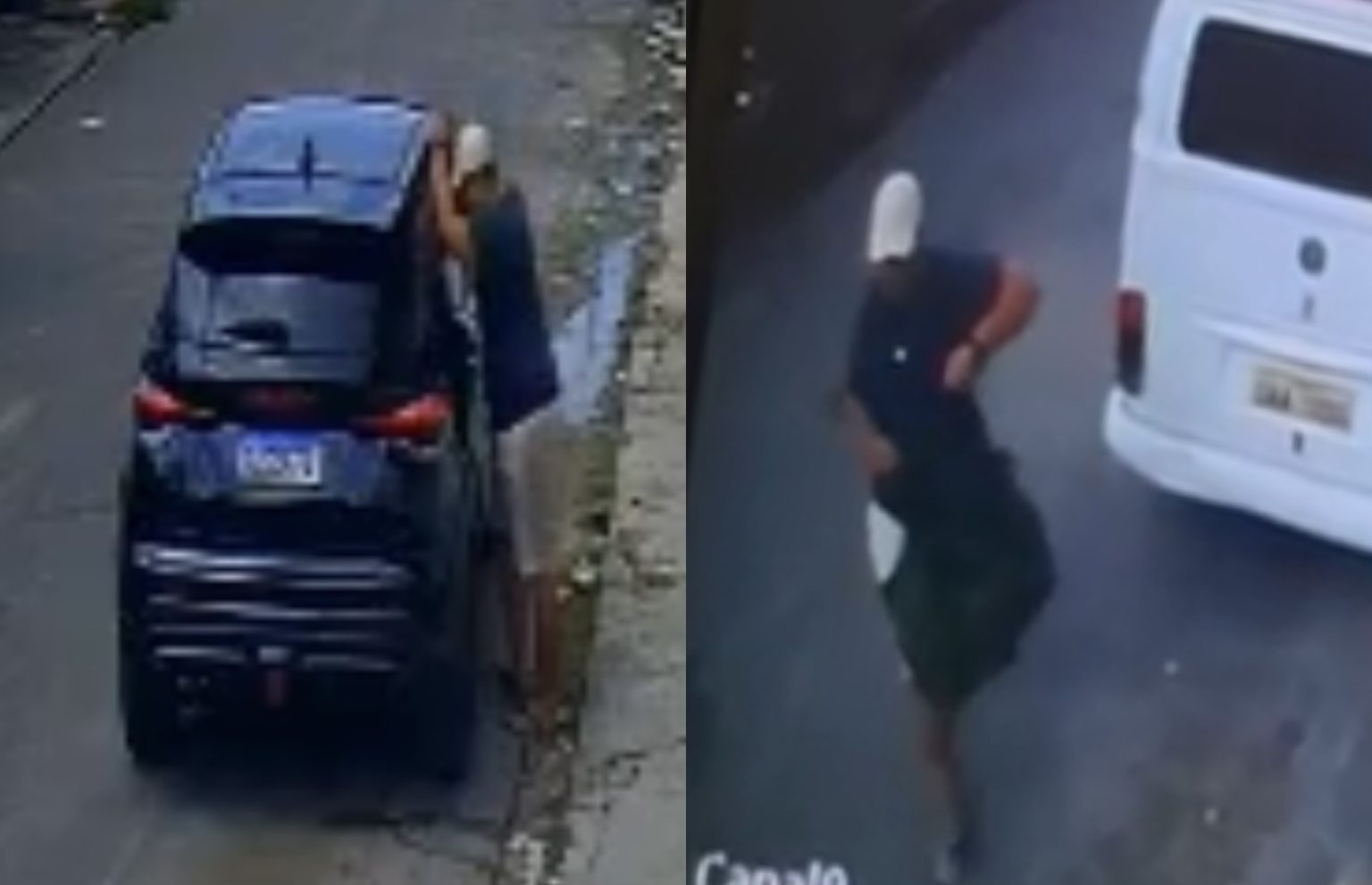 Homem arromba carro e furta mala no bairro Santa Etelvina Homem arromba carro e furta mala no bairro Santa Etelvina
