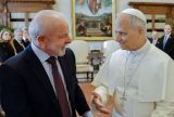 Lula se reúne com o Papa Leão XIV no Vaticano e convida pontífice para COP30 em Belém