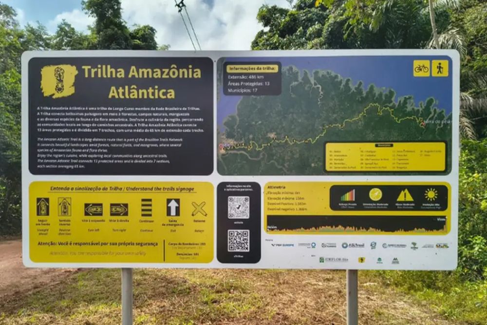 Com 468 km, Trilha Amazônia Atlântica será inaugurada na COP30 Com 468 km, Trilha Amazônia Atlântica será inaugurada na COP30