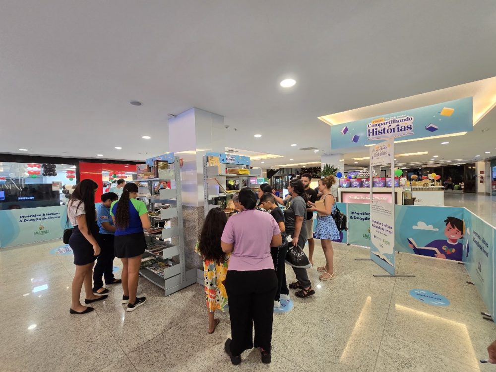 Projeto Compartilhando Histórias chega à 4ª edição com distribuição gratuita de livros em Manaus Projeto Compartilhando Histórias chega à 4ª edição com distribuição gratuita de livros em Manaus