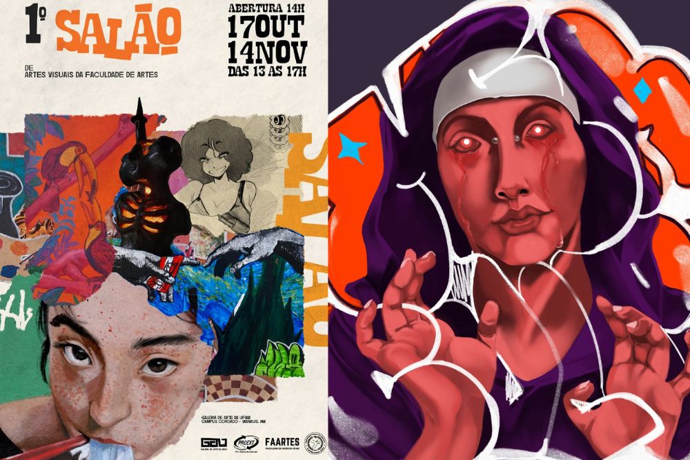 Ufam promove exposição com obras de 27 estudantes na Galeria de Arte