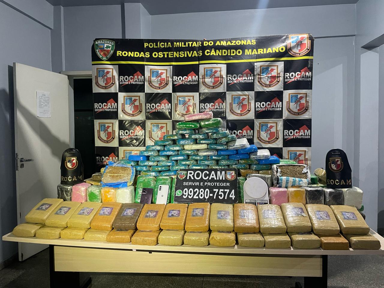 Polícia registra aumento de 56% na apreensão de entorpecentes no Amazonas