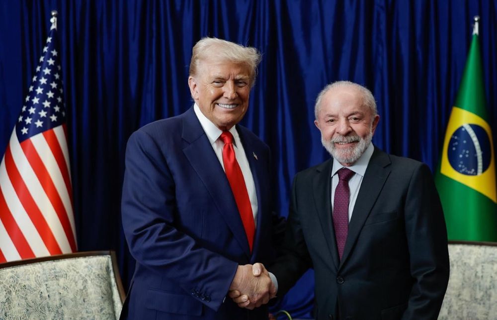 Trump registra encontro com Lula em sua rede social