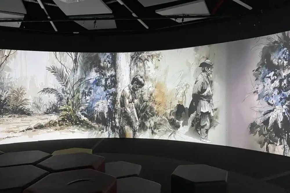 Exposição imersiva resgata história do povo Mura, originário da Amazônia