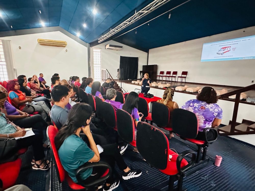 Servidores do Parque Municipal do Idoso participam de capacitação em primeiros socorros