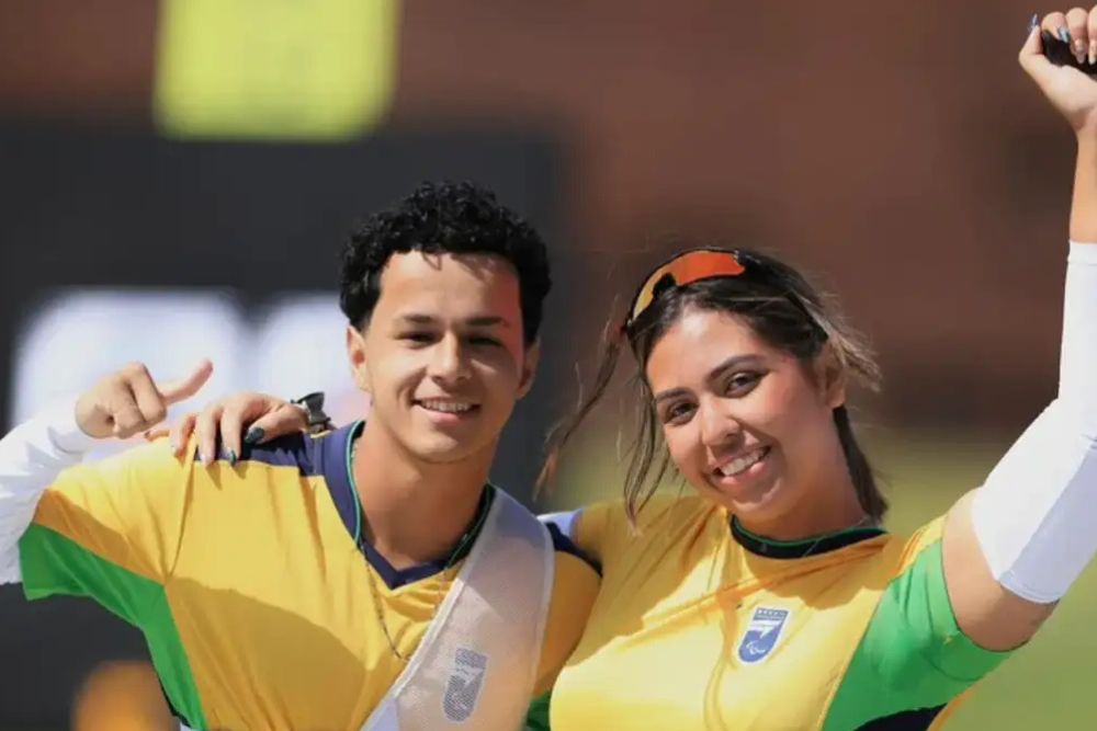 Brasil conquista primeira medalha no tiro com arco em Parapan de Jovens