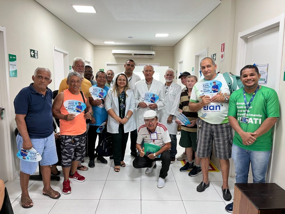 Campanha Novembro Azul reforça importância da atenção à saúde do homem idoso