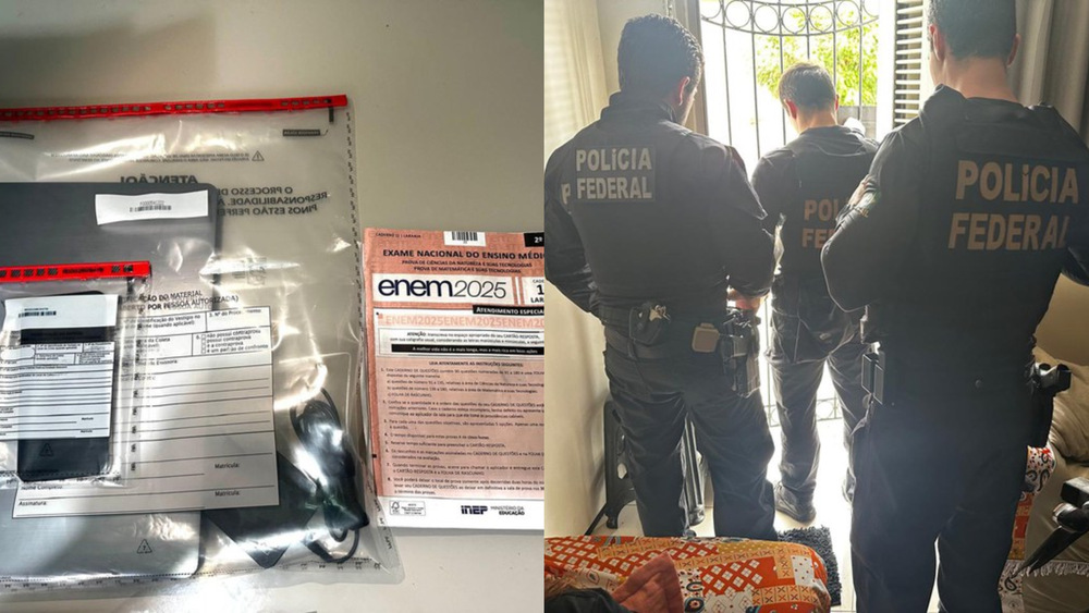 PF apura possível fraude no Enem 2025 e cumpre mandado de busca no Ceará