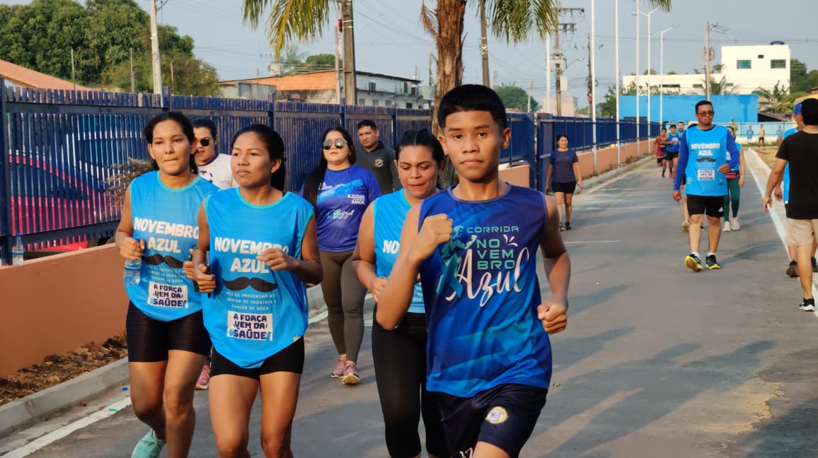 Corrida Novembro Azul encerra campanha de saúde do homem em Parintins