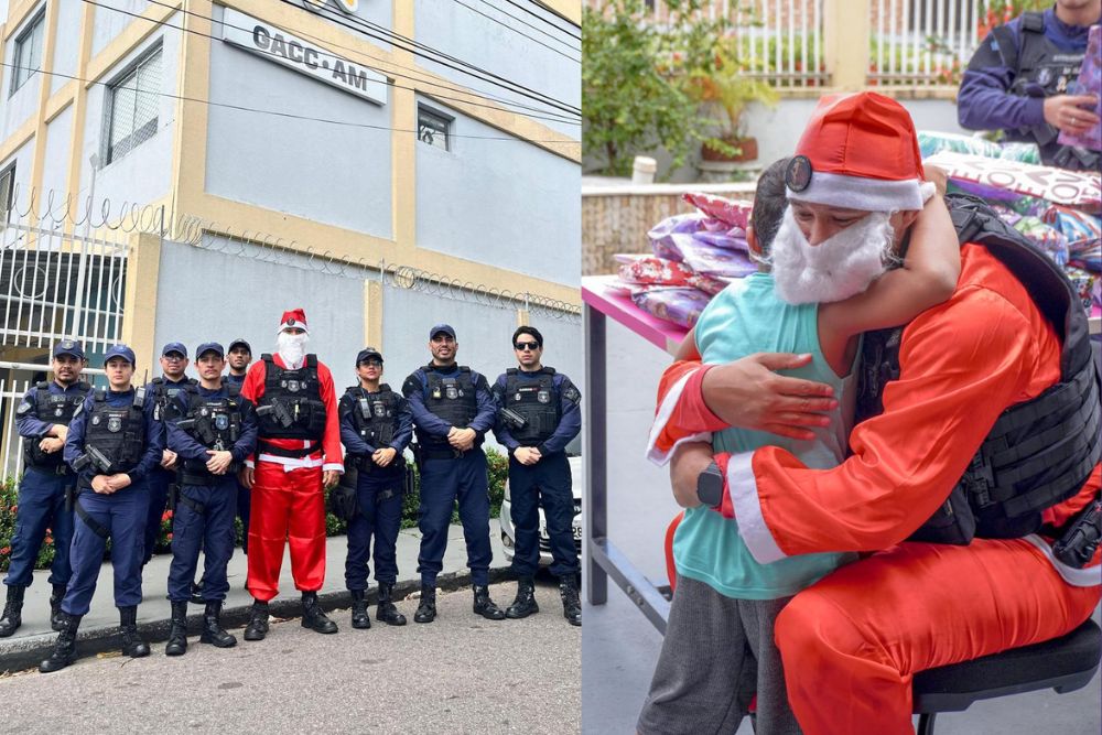 Guarda Municipal de Manaus realiza ação solidária de Natal em parceria com o GAAC-AM