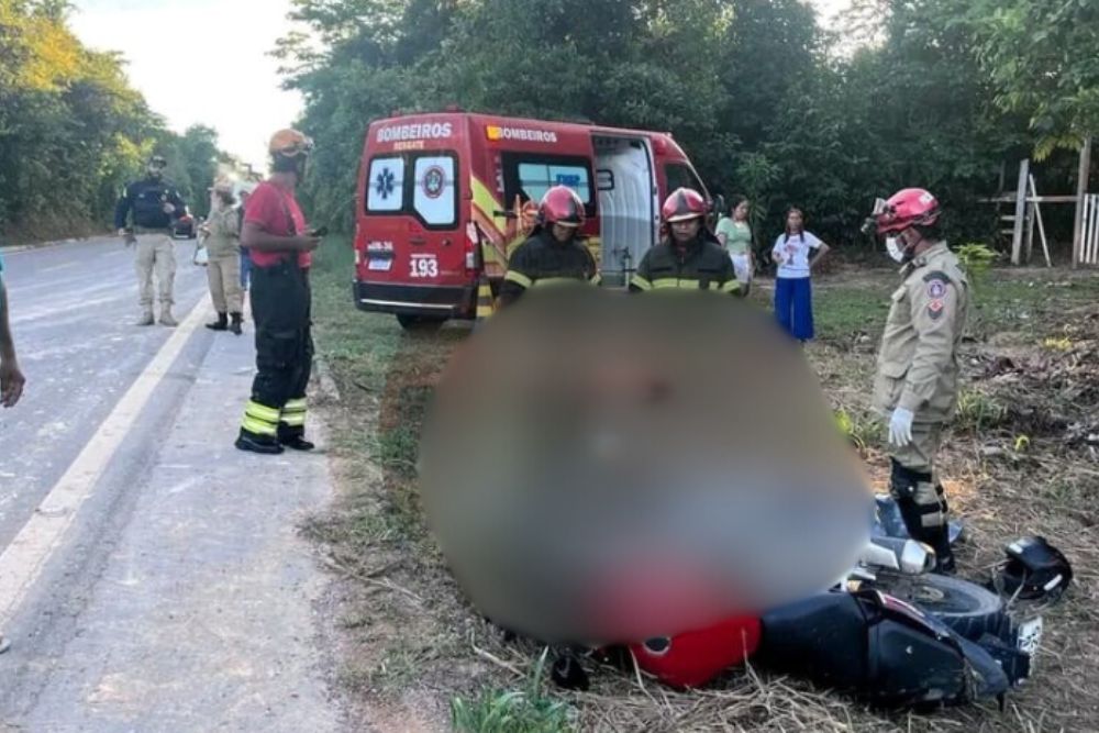 Acidente entre carro e motocicleta mata homem de 31 anos na BR-174