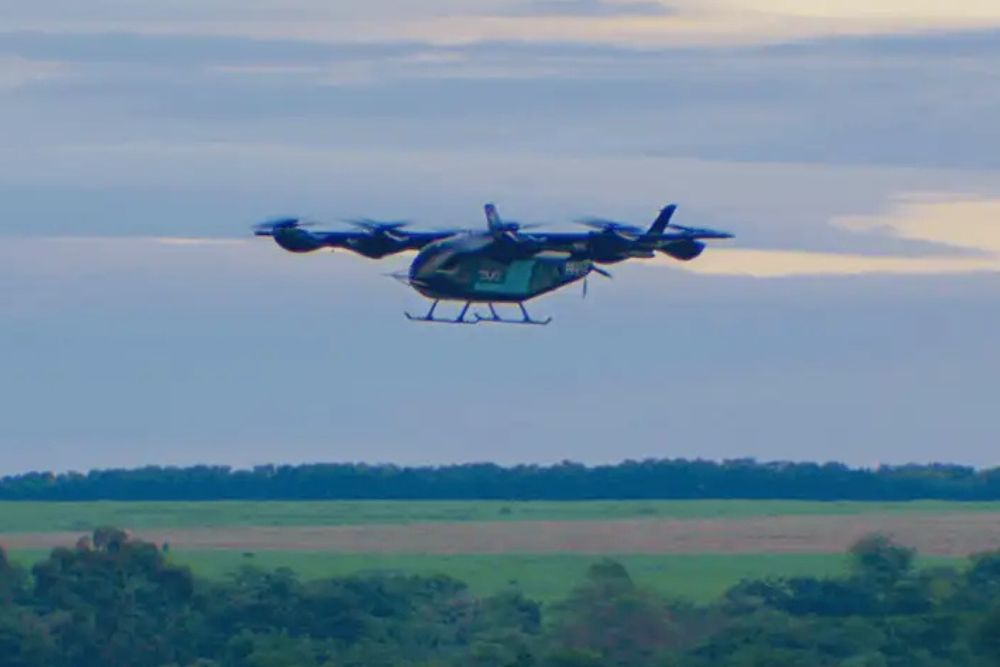 Embraer realiza primeiro voo de protótipo de 'carro voador' da Eve