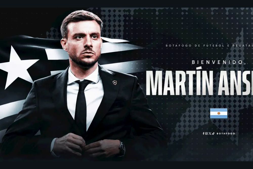 Botafogo anuncia contrata&ccedil;&atilde;o do t&eacute;cnico Mart&iacute;n Anselmi