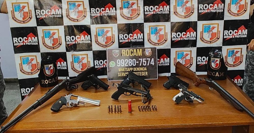Polícia resgata mulher mantida em cárcere privado e apreende arsenal no AM
