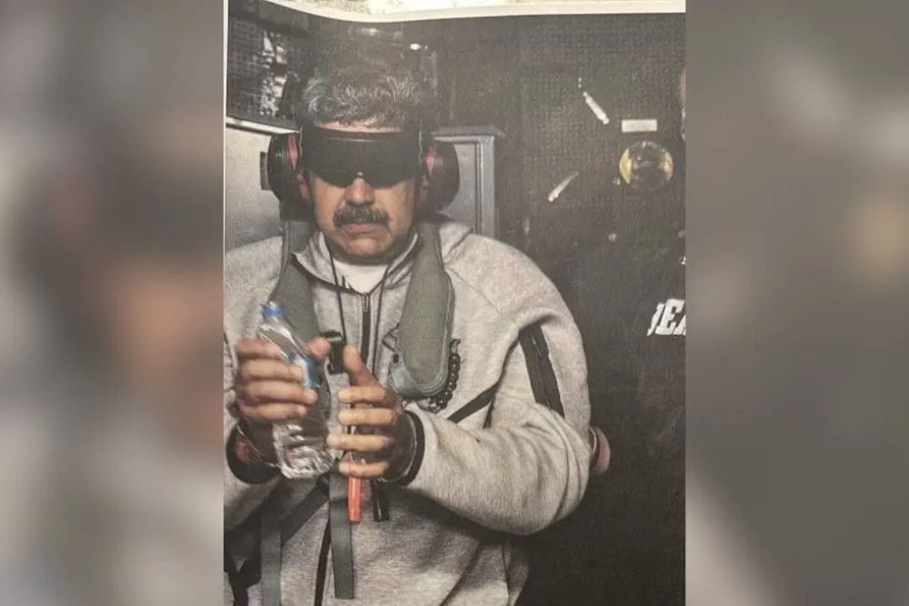 Trump divulga imagem de Maduro detido após operação militar dos EUA