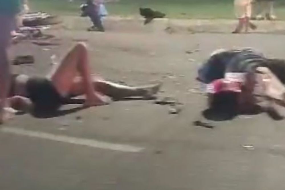 Colisão entre carro e moto deixa feridos no Distrito Industrial em Manaus