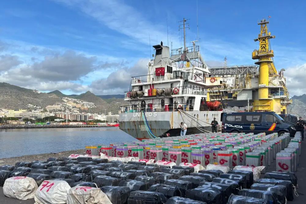 Espanha apreende cocaína a bordo de navio que fez escala no Brasil