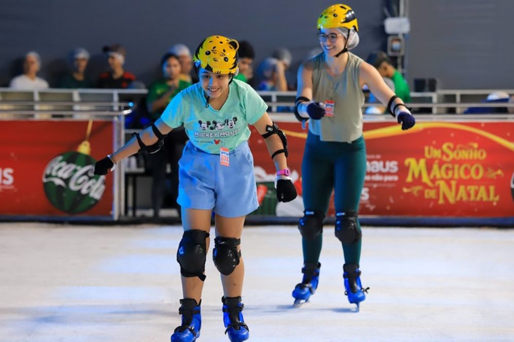 Encerramento da Arena Mágica de Patinação reúne 250 mil pessoas e arrecada 10 toneladas de leite